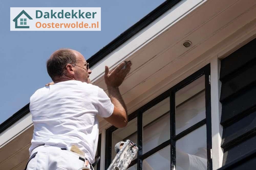 Dakgoot afwerken door onze dakdekker Dakgoot afwerken door onze dakdekker in Oosterwolde