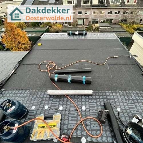 Plat dak opnieuw leggen Plat dak Oosterwolde opnieuw leggen